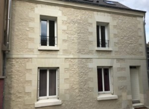 Rénovation de façade en pierre à Le Mesnil-Eudes